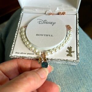 Beautiful Disney, bowtiful fine  silver plated bracelet